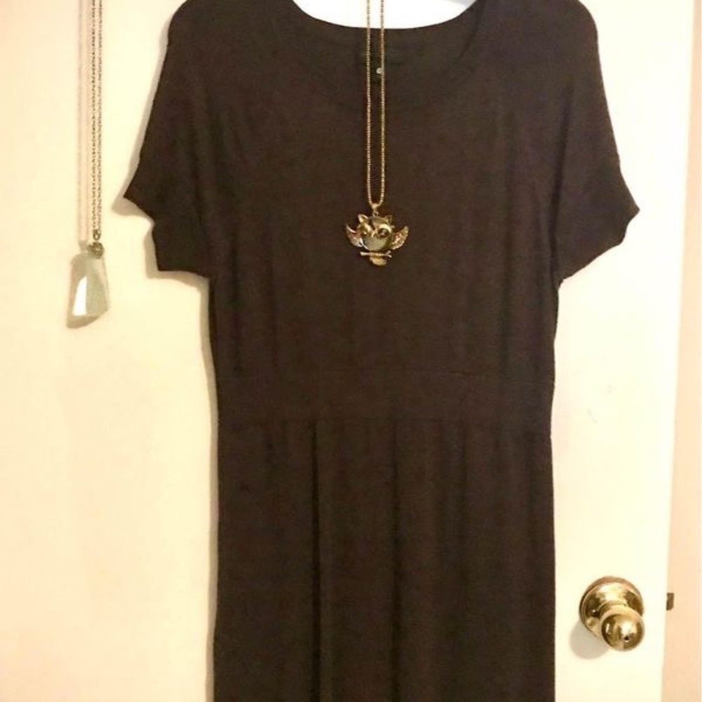 Ladies Sweater Dress - Brown